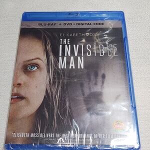 The Invisible Man movie Blu-ray+ DVD+ Digital code